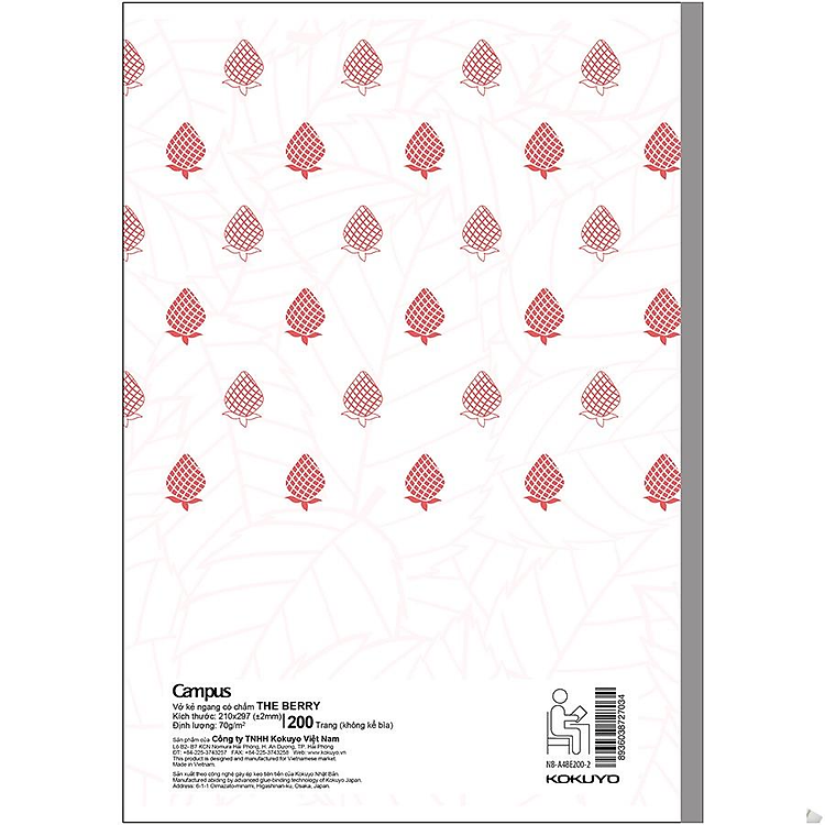 Vở A4 Kẻ Ngang Có Chấm (200 trang)