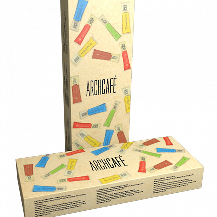 Cà phê Ngũ Phúc - Cafe hoà tan Archcafé - Hộp quà tặng (5 vị x 3 gói = 15 gói)