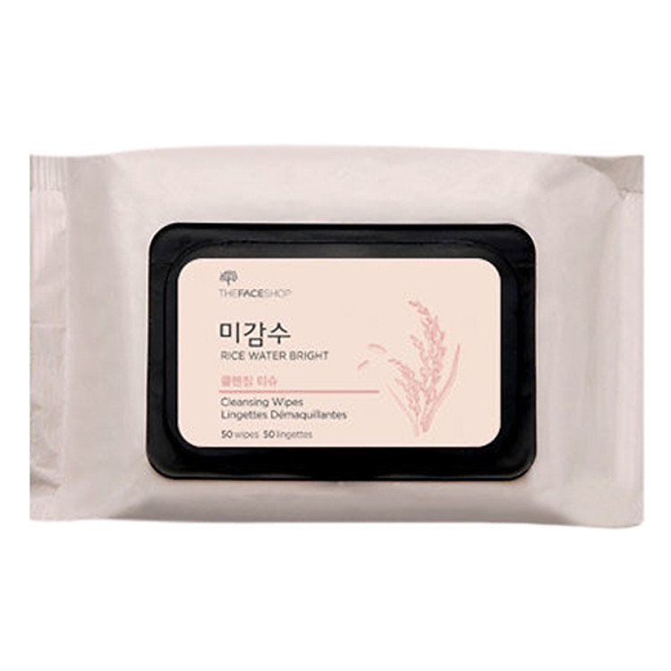 Khăn Giấy Tẩy Trang The Face Shop Rice Water Bright Cleansing Wipes 30400520 (200g)