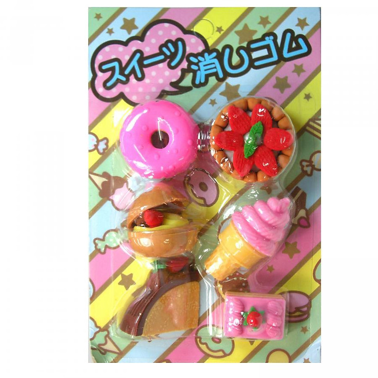 Cục tẩy hình thức ăn (5 cái)