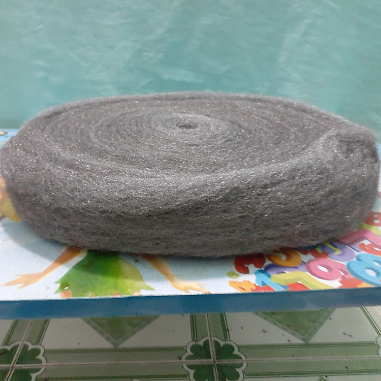 Bùi nhùi thép Steel Wool 1 cuộn dài 10-12m
