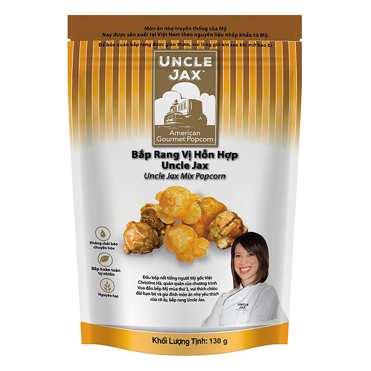 Bắp Rang Uncle Jax Vị Hỗn Hợp (130g)