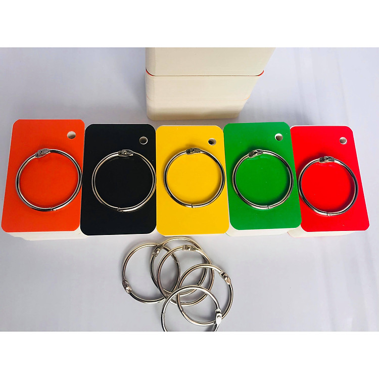 5 bộ flashcard trắng cao cấp 4x7cm ivory (màu bìa ngẫu nhiên như hình) định lượng 350gsm Bộ thẻ ghi nhớ Flashcard 500 thẻ flashcard trắng học từ vựng Anh Nhật Hàn Trung bo góc kèm khoen + BÌA CỨNG 3D