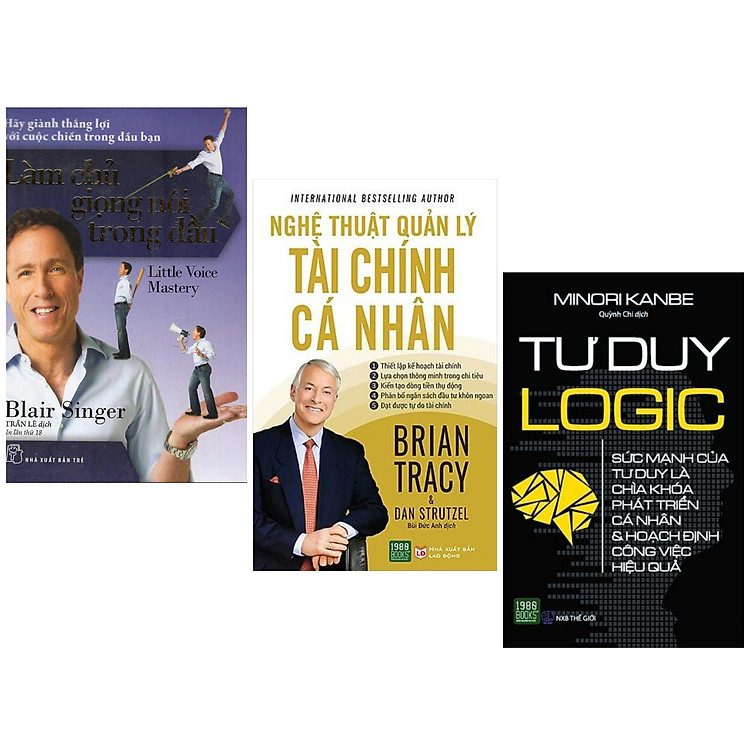 Combo Nghệ Thuật Để Trở Thành Người Dẫn Đầu: Nghệ Thuật Quản Lý Tài Chính Cá Nhân + Làm Chủ Giọng Nói Trong Đầu + Tư Duy Logic (Sách Kỹ Năng)