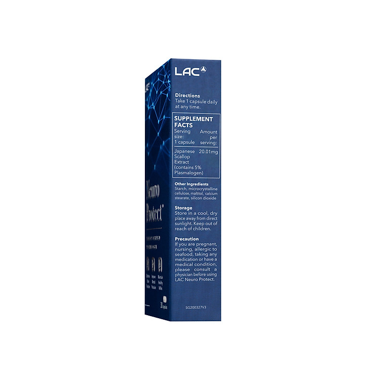 VIÊN UỐNG HỖ TRỢ BẢO VỆ HỆ THẦN KINH LAC NEURO PROTECT (30 VIÊN) - Hình ảnh 5