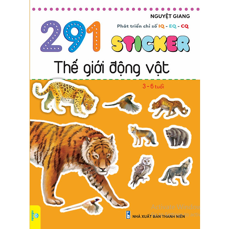 Sách 291 Sticker - Thế giới động vật