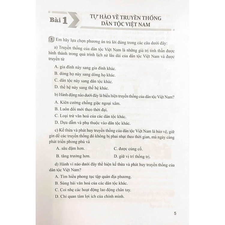 Bài Tập Giáo Dục Công Dân 8 (Cánh Diều) (2023) - Ảnh 4