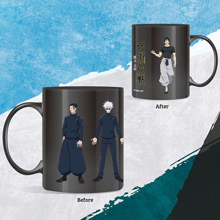 Ly Sứ Jujutsu Kaisen 330 ml - Màu Đen - Ảnh 2