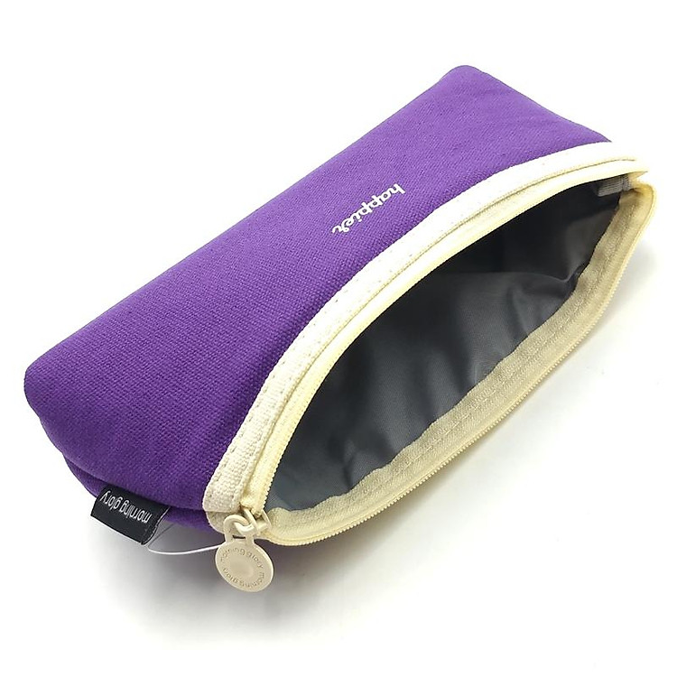 Bóp Viết Vải Canvas Morning Glory Happier 83183 (Màu Tím) - Ảnh 2