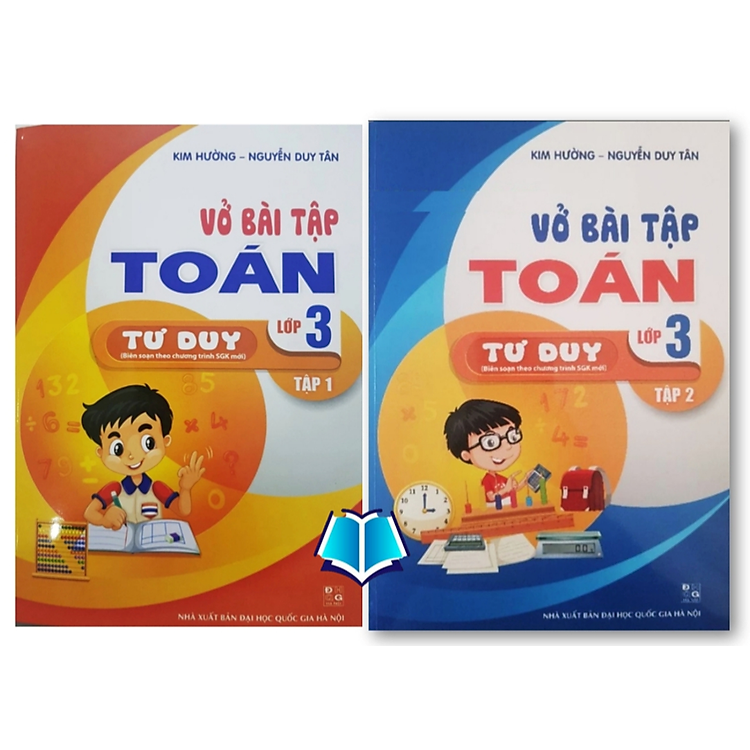 Sách - Vở bài tập Toán tư duy lớp 3 (lẻ + combo) (Biên soạn theo chương trình SGK mới)