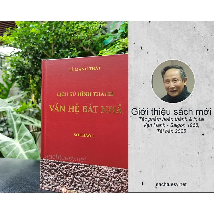 Sách mới - LỊCH SỬ HÌNH THÀNH VĂN HỆ BÁT NHÃ - GS. Lê Mạnh Thát