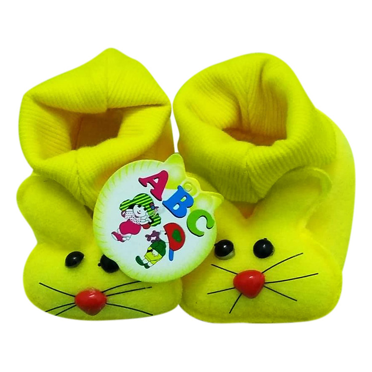 Giày Sơ Sinh Baby Newborn Bảo Thịnh - Vàng (10cm)