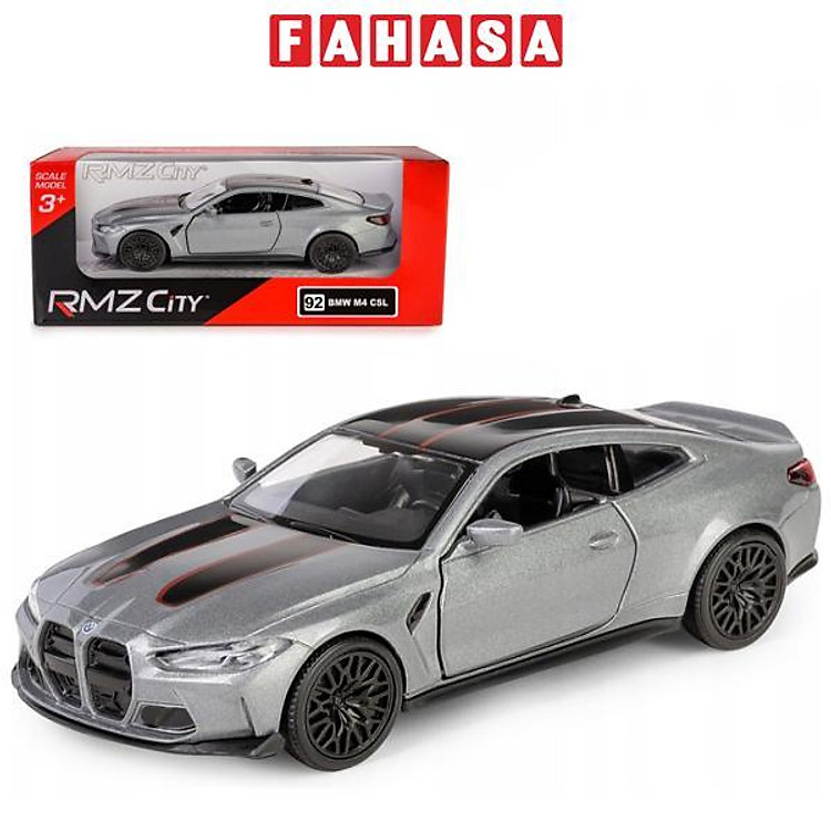 Đồ Chơi Mô Hình Xe Thể Thao Hai Cửa - BMW M4 CSL 2023 Chạy Trớn - RMZ City 554069