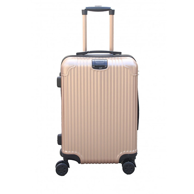 Vali kéo du lịch 812 nhựa ABS chịu lực tốt - Đồng