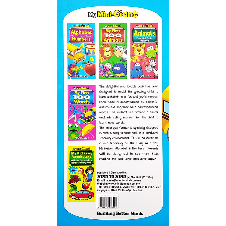 My Mini Giant: Alphabet Upper Case, Lower Case & Numbers - Ảnh 6