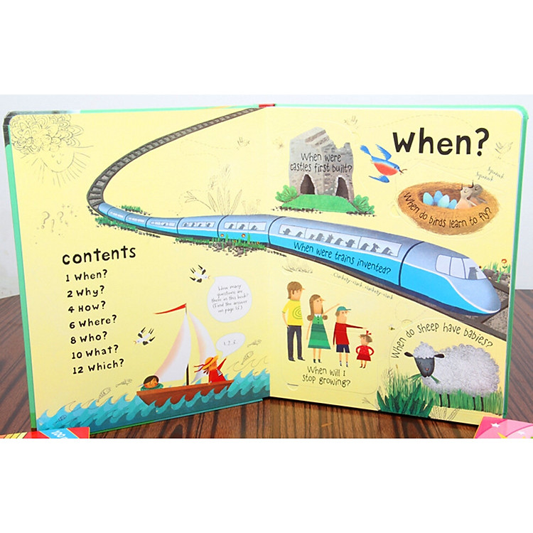 Sách Usborne Lift-the-flap Questions and Answers