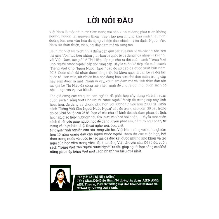 Tiếng Việt Cho Người Nước Ngoài - Vietnamese For Foreigners (Chương Trình Trung Cấp) - Ảnh 3