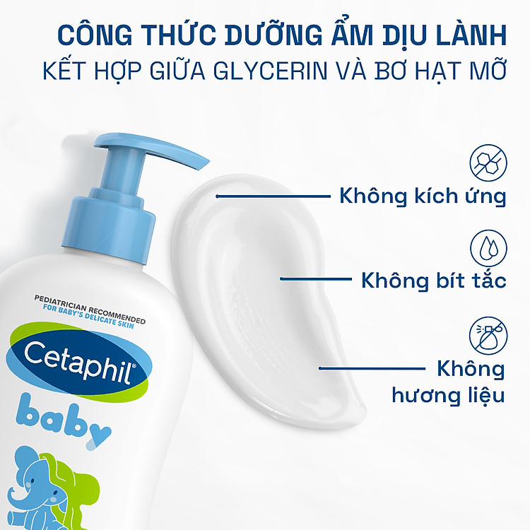 Mua Sữa dưỡng thể Cetaphil Baby 400ml Chính hãng Ưu đãi - Hình ảnh 3