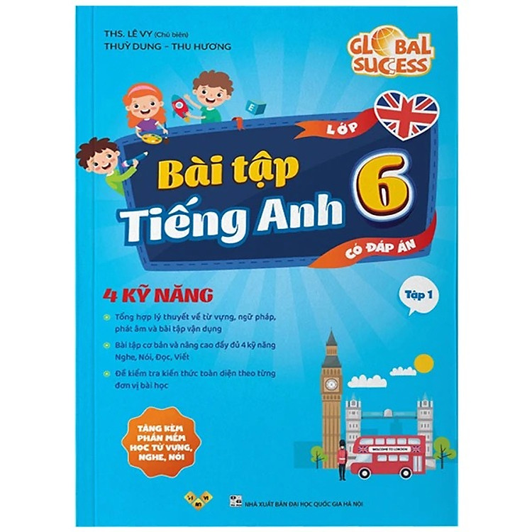 Global Success - Bài Tập Tiếng Anh 6 - Tập 1/Tập 2 (Có Đáp Án)