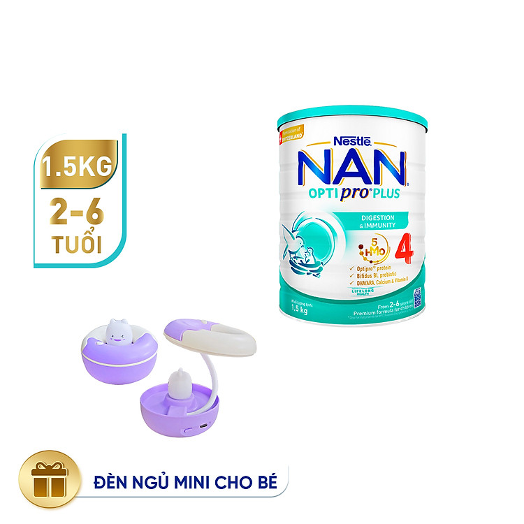 Nơi mua Sữa bột Nestlé NAN OPTIPRO PLUS 4 1500g Chất lượng Giá rẻ - Hình ảnh 2