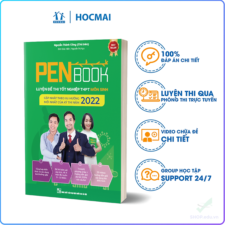 PENBOOK – Luyện đề thi tốt nghiệp THPT môn Sinh học
