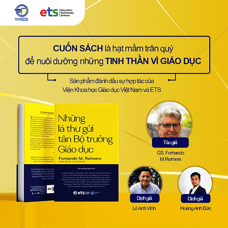 NHỮNG LÁ THƯ GỬI TÂN BỘ TRƯỞNG GIÁO DỤC - GS. Fernando M. Reimers - Lê Anh Vinh - Hoàng Anh Đức dịch - Alpha books - NXB Dân Trí