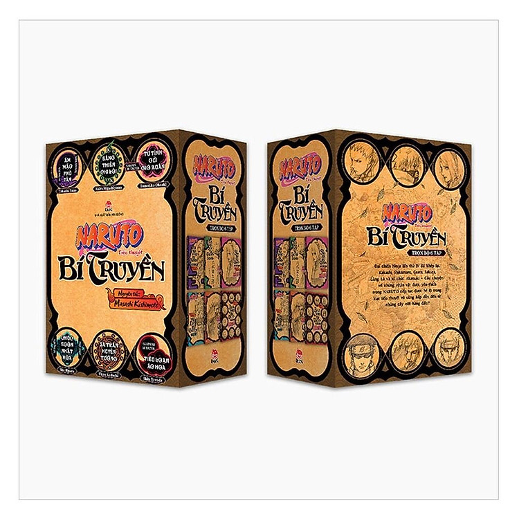Boxset Tiểu thuyết Naruto Bí Truyền – Bộ 6 Tập