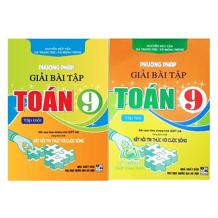 Sách - Phương Pháp Giải Bài Tập Toán Lớp 9 - Combo 2 Tập - Dùng Kèm SGK Kết Nối Tri Thức Với Cuộc Sống - Hồng Ân