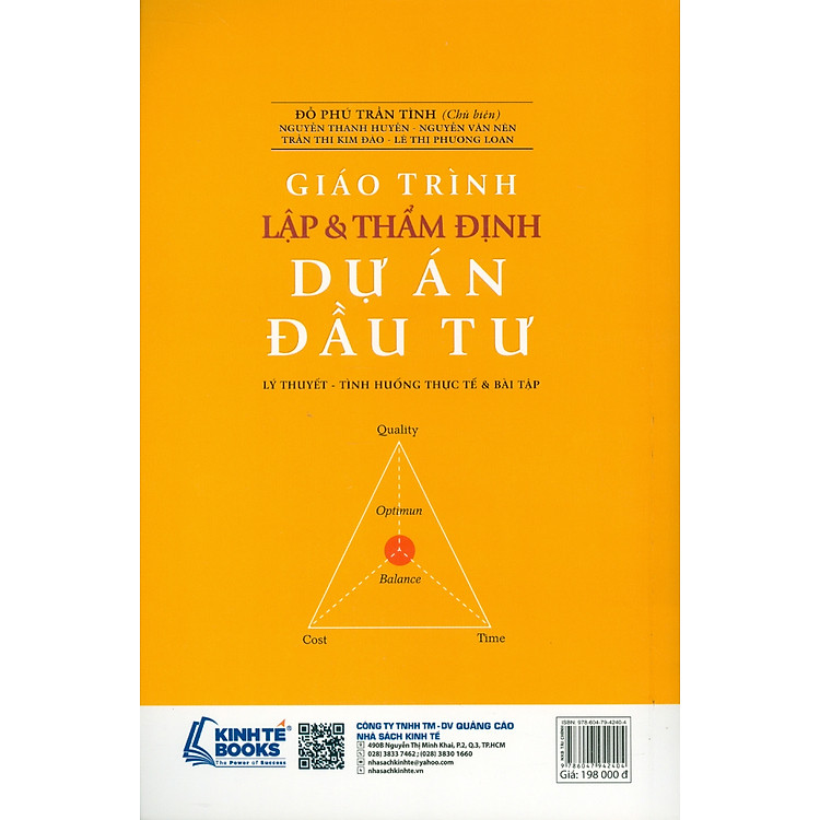 Giáo trình Lập Và Thẩm Định Dự Án Đầu Tư: Lý Thuyết - Tình Huống Thực Tế Và Bài Tập - Ảnh 2