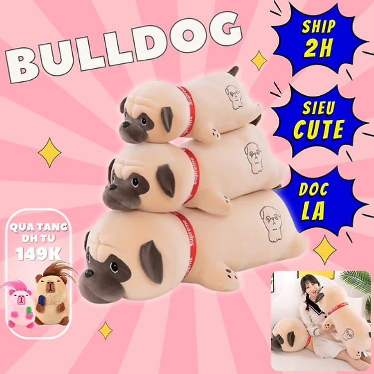 Gấu bông chó mặt xệ cao cấp Chính hãng Giá tốt