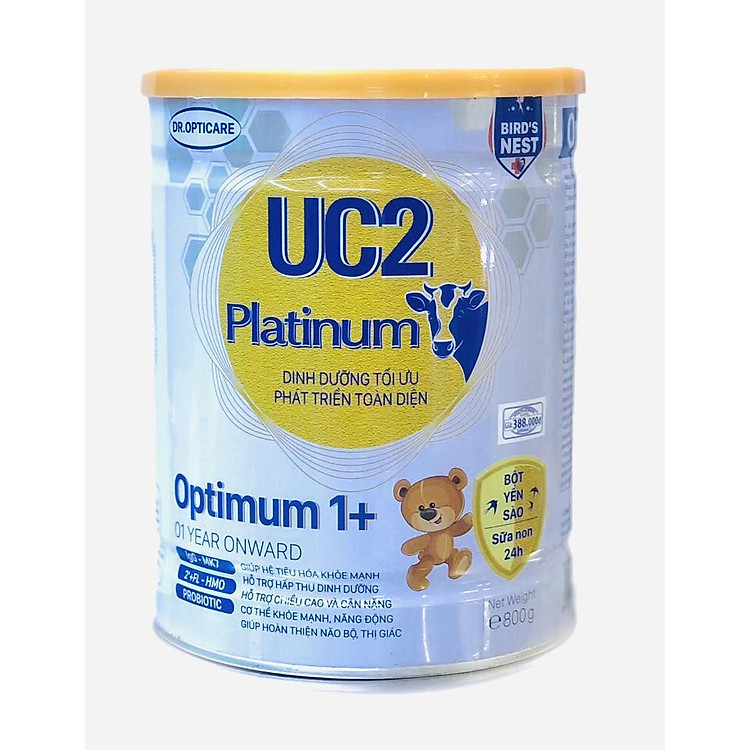 Mua tại Tiki: Sữa công thức UC2 Platinum Optimum 1+ 800g Chính hãng, giá tốt