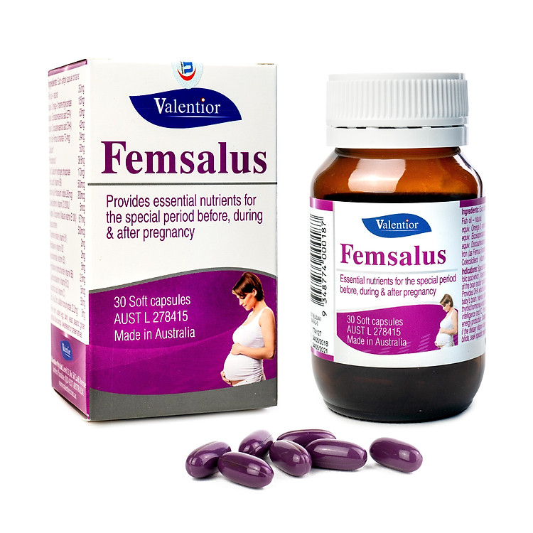 Thực phẩm bảo vệ sức khỏe Femsalus Bổ sung các dưỡng chất thiết yếu cho phụ nữ trước, trong và sau khi mang thai