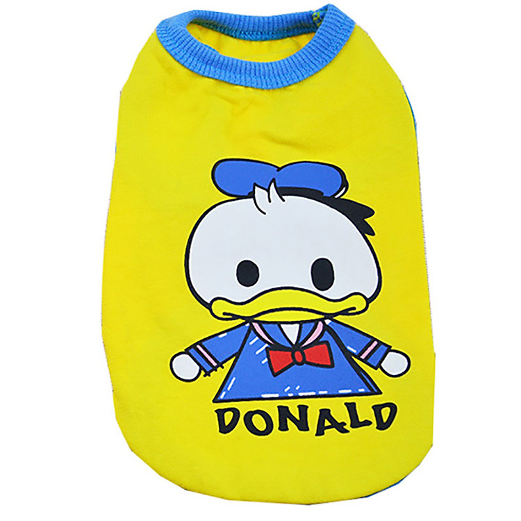 Áo cho chó mèo vịt vàng donald