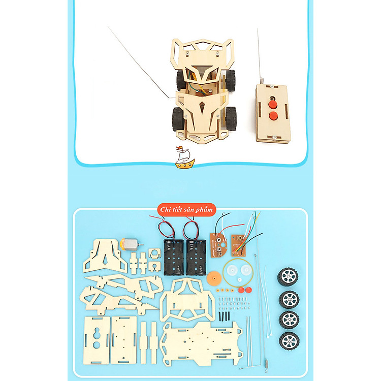 Đồ Chơi Lắp Ráp Ô Tô C20A Gỗ Chính hãng Giá rẻ - Hình ảnh 4