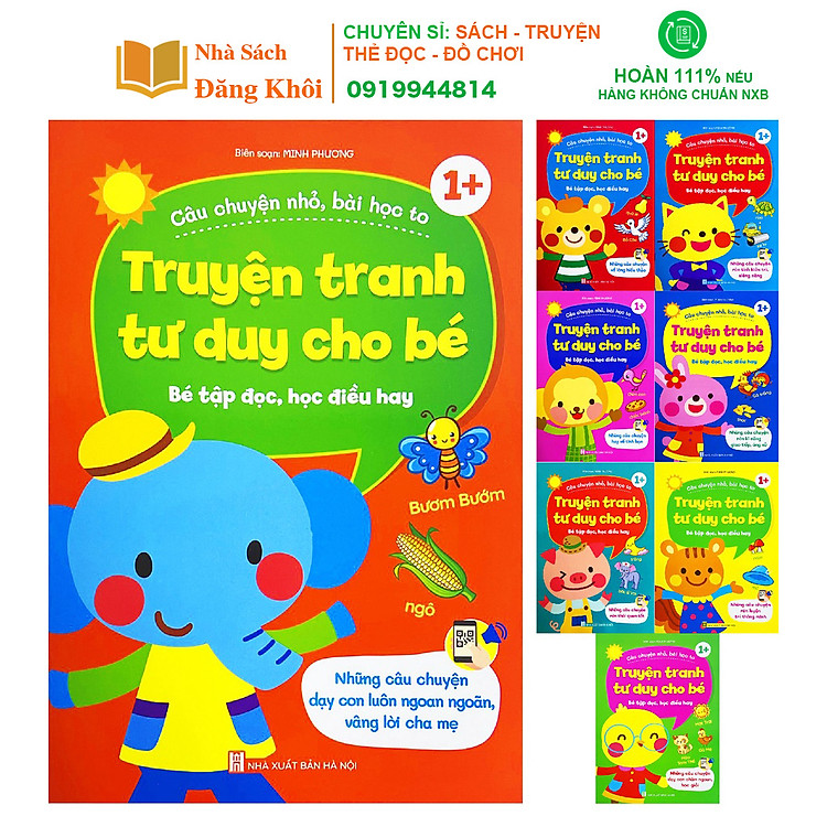 Combo Truyện Tranh Tư Duy Cho Bé – Bé Tập Đọc, Học Điều Hay