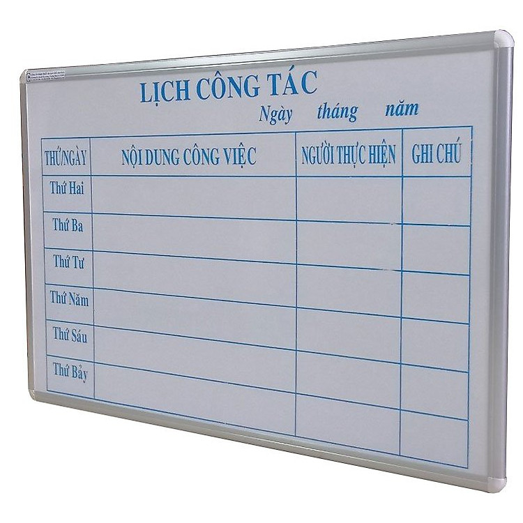 Bảng Lịch Công Tác viết lông Bavico BLCT (0.8m x 1m2) - Ảnh 3