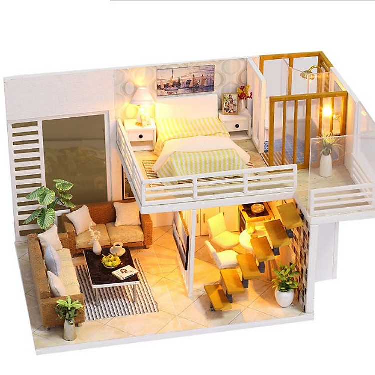 Nhà búp bê DIY - Simple and Elegant đúng như tên gọi "Đơn giản và Trang nhã"