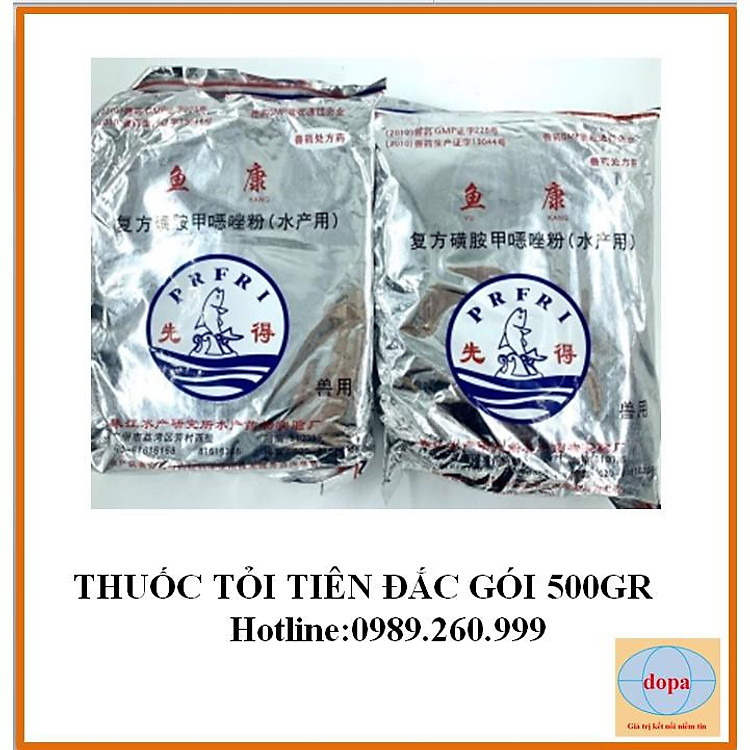 TỎI TIÊN ĐẮC DOPA GÓI 500G CHO CÁ DOPA.COM.VN