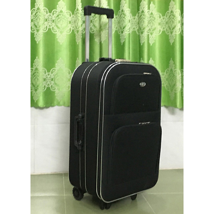 Vali du lịch vải 2 ngăn ngoài tiện dụng dùng đựng hành lý xách tay nhẹ nhàng khi di chuyển - Size 20 inch