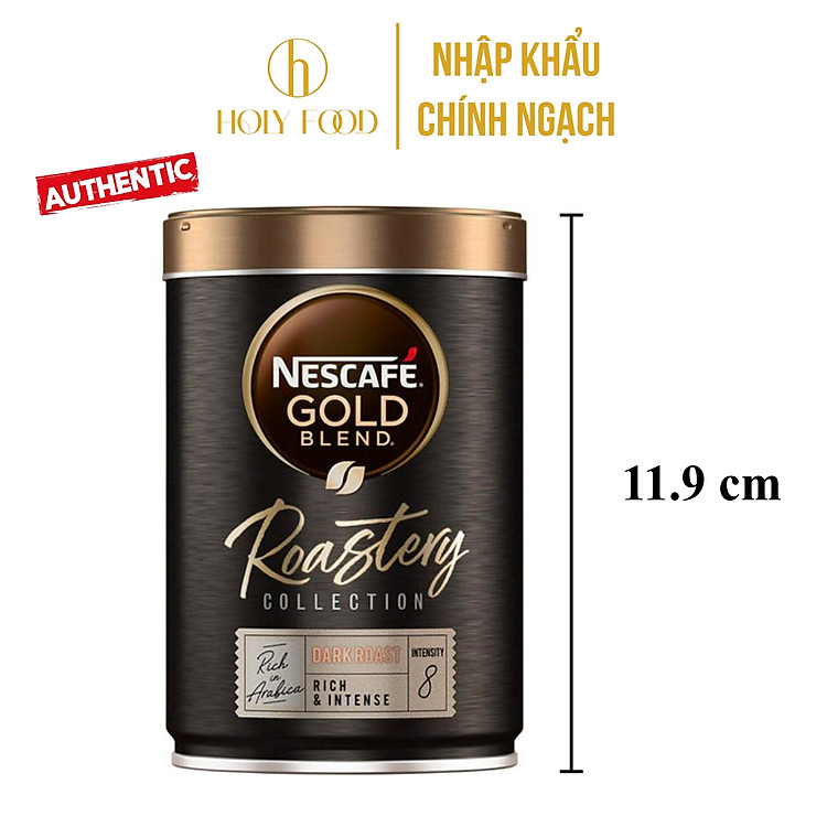Cà phê hòa tan Nescafé Gold Blend Roastery Collection Dark Roast 95g
