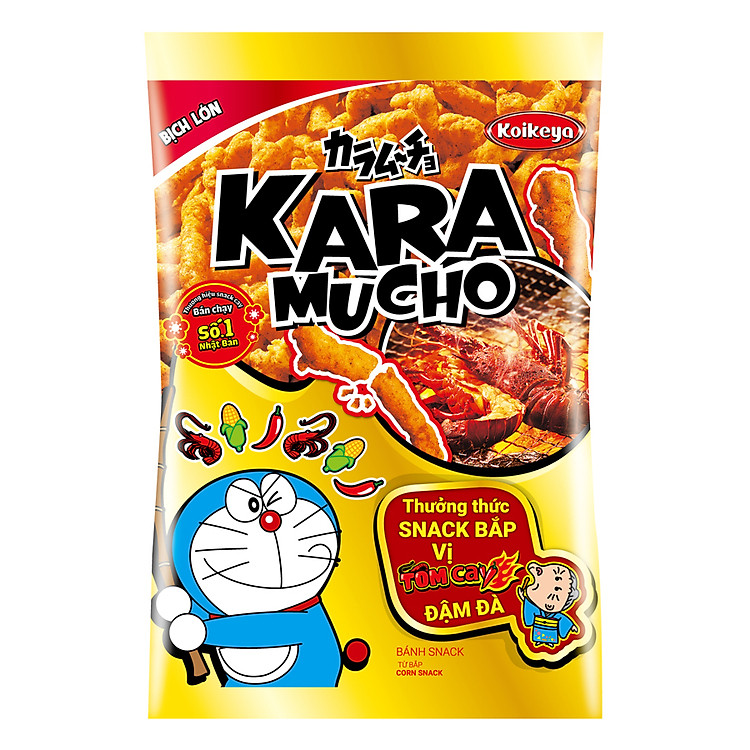 Snack Bắp Karamucho Vị Tôm Cay (70g)