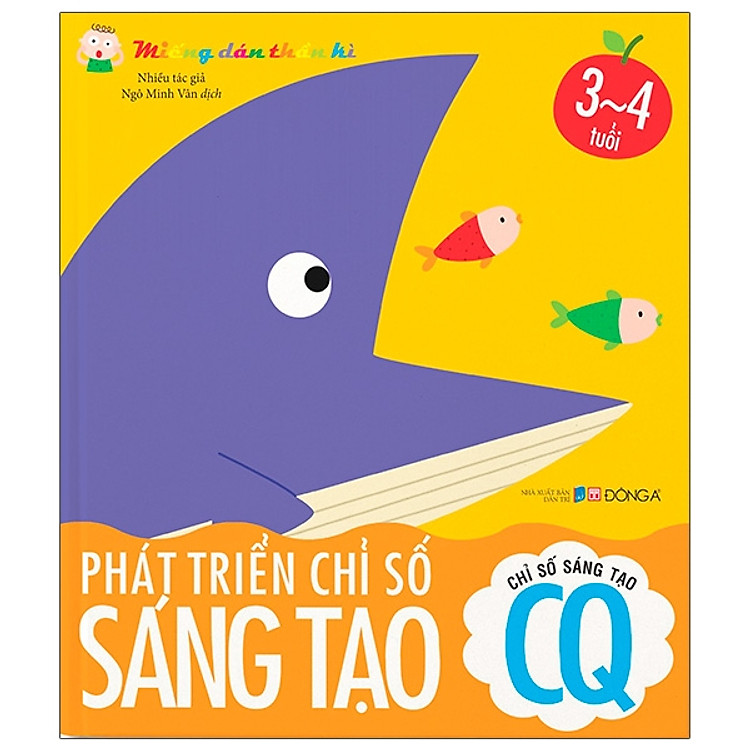Miếng Dán Thần Kì – Phát Triển Chỉ Số Sáng Tạo – Chỉ Số Sáng Tạo CQ (3-4 Tuổi)