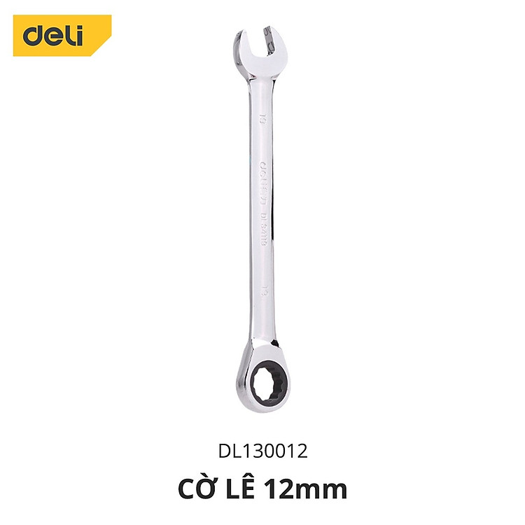 Cờ Lê Hai Đầu Đa Năng Deli Đa Dạng Kích Thước - Chất Liệu Cao Cấp Chống Mòn, Gỉ Sử Dụng Lâu Dài - DL130018