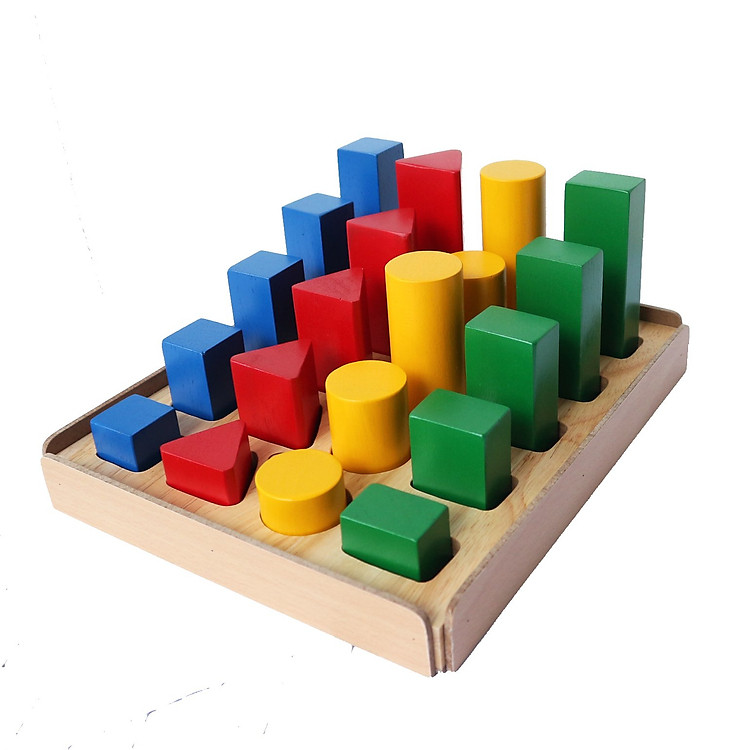 Bộ đồ chơi gỗ hình học Winwintoys Chính hãng Tiết kiệm - Hình ảnh 3