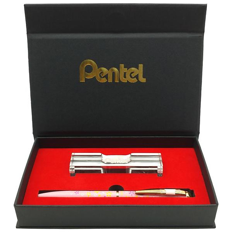 Bút Bi Nắp Vặn Cao Cấp Energel 0.7 mm (Màu Hồng)