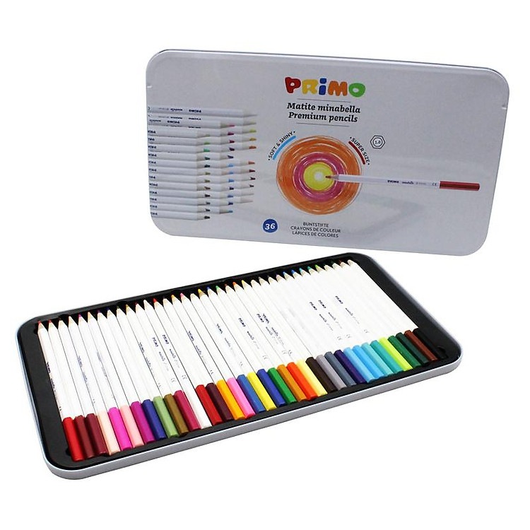 Hộp Thiếc Bút Chì Màu Minabella PRIMO (36 chiếc) - Ảnh 3
