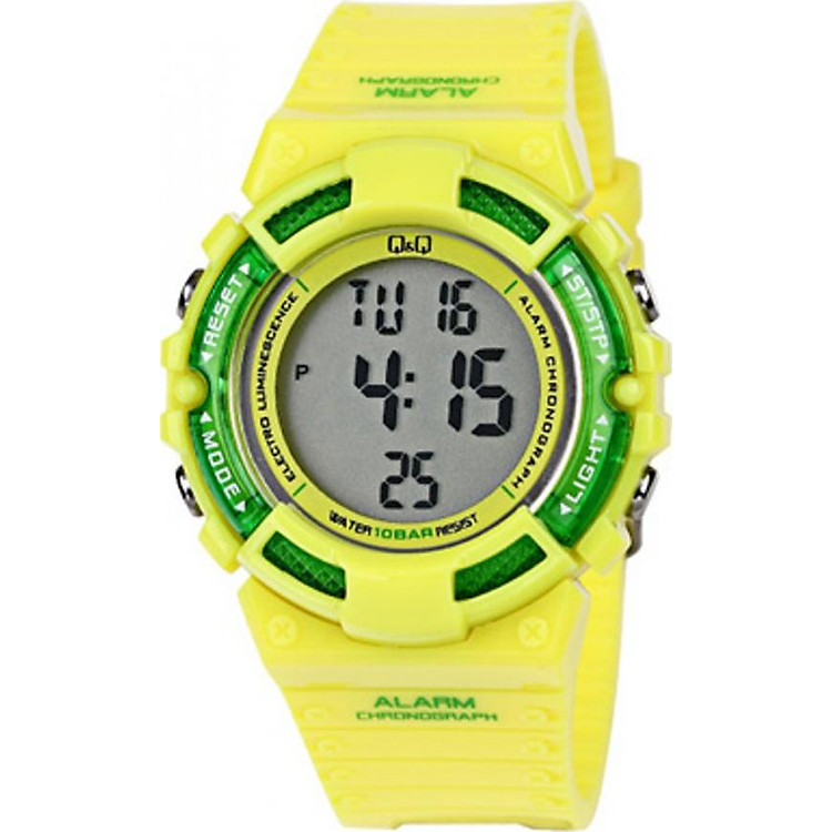 Đồng hồ điện tử Q&Q Citizen M138J006Y dây nhựa thương hiệu Nhật Bản