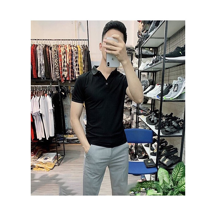 ÁO THUN POLO NAM CỔ TRỤ TRƠN
