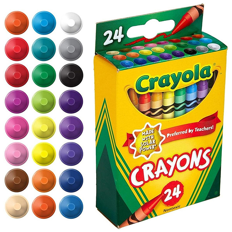 Bộ Bút Sáp Màu Crayon Crayola (24 chiếc) - Ảnh 5