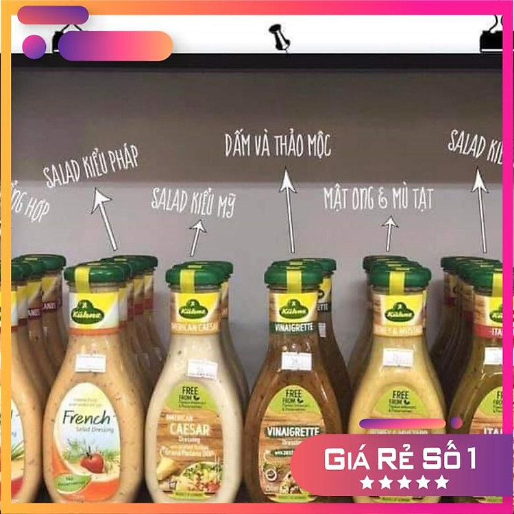 Sốt Trộn Salad Hiệu Kiihne Salad Dressing 250ml